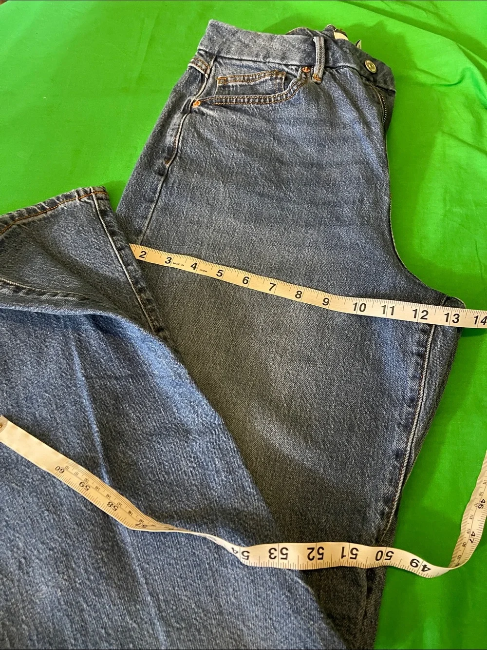 Forever 21 Dark Blue Straight-Leg Jeans
